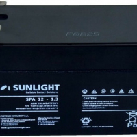 Акумулаторна оловна батерия SUNLIGHT 12V 1,3AH 97х43х52mm - металотърсач, снимка 2 - Друга електроника - 36214826