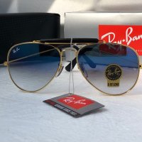 Ray-Ban RB3422 RB3025 limited edition слънчеви очила Рей-Бан авиатор с кожа, снимка 5 - Слънчеви и диоптрични очила - 41767501