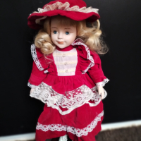 Стара Порцеланова кукла 50см, снимка 4 - Колекции - 44601958
