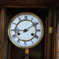 Немски стенен часовник - Junghans - Антика - 1920г., снимка 7 - Антикварни и старинни предмети - 35815629