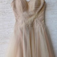 Златисто бежова рокля, снимка 2 - Сватбени рокли - 44264565