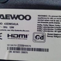 DAEWOO 43DM54UA/17MB170/17IPS72/B002HW701/INNOLUX, снимка 2 - Части и Платки - 44297306