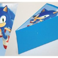 Соник sonic Кутии кутийки за картонена торта кутия парче за подарък рожден, снимка 2 - Други - 39535254