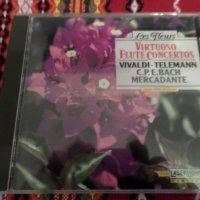 Vivaldi , Telemann , C.P.E.Bach , Mercadante- Virtuoso Flute concertos , снимка 1 - CD дискове - 35975862
