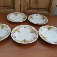 Стар български порцелан чинии  чинийки Изида , снимка 1 - Антикварни и старинни предмети - 35963585