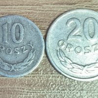 Полша 10 и 20 гроша 1962 година  с48, снимка 1 - Нумизматика и бонистика - 39639431