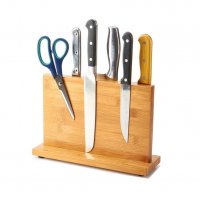 2912 Дървена магнитна поставка за ножове, снимка 6 - Аксесоари за кухня - 34265782