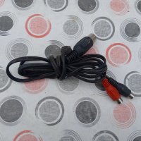 Немски кабел петица към 2 чинч, снимка 1 - Други - 39662611
