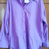 Продавам нова лилава дамска риза, снимка 6 - Ризи - 41765526