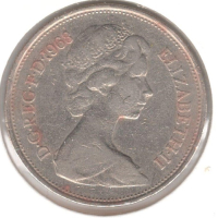 United Kingdom-10 Pence-1968-KM# 912-Elizabeth II 2nd portr., снимка 2 - Нумизматика и бонистика - 44594093