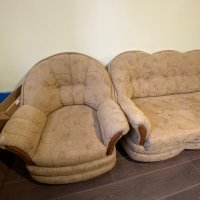Диван със два фотьойла, снимка 4 - Дивани и мека мебел - 44400024