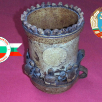 Стар Български кожен сувенир, снимка 1 - Антикварни и старинни предмети - 40245821