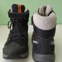 Детски Зимни обувки Salomon SHOES XA PRO 3D WINTER TS CSWP J BK/MAGN, снимка 5 - Детски боти и ботуши - 42021966