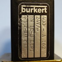 магнет вентил Burkert 400-A T162 solenoid valve G1/2, снимка 4 - Резервни части за машини - 40191072