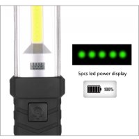 Работна лампа с акумулаторна батерия, Водоустойчив, USB, снимка 4 - Аксесоари и консумативи - 41917018