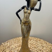 Статуетка Африканска жена, снимка 7 - Статуетки - 44433850