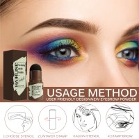 Комплект за оцветяване на веждите с шаблони, снимка 3 - Козметика за лице - 42598504