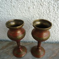 Сет предмети от бронз/месинг, снимка 2 - Декорация за дома - 42634927