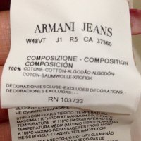 ARMANI JEANS жилетка/блуза с флорални мотиви Оригинал , снимка 11 - Жилетки - 39306682