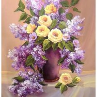  Диамантени Гоблени с цветя 18 модела     3377, снимка 3 - Декорация за дома - 42617728