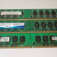 DDR2 RAM памет, РАМ памет 1GB за PC, снимка 1 - RAM памет - 41320454