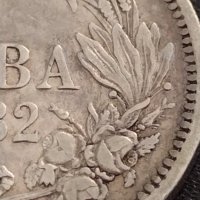 Сребърна монета 2 лева 1882г. КНЯЖЕСТВО БЪЛГАРИЯ СТАРА РЯДКА ЗА КОЛЕКЦИОНЕРИ 38571, снимка 7 - Нумизматика и бонистика - 41516507