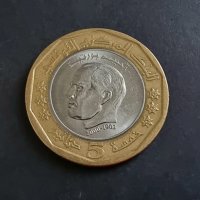 Монети. Тунис . 5 , 2, 1 и 1/2 динар, 10,  20, 50 и 100  милима. 8 бройки. , снимка 3 - Нумизматика и бонистика - 39482442