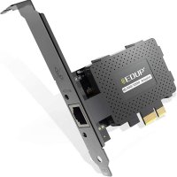 EDUP Gigabit Ethernet PCI Express PCI-E мрежова карта 10/100/1000Mbps RJ45 LAN адаптер, снимка 1 - Мрежови адаптери - 41476473