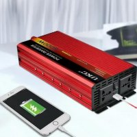 *!! Нови UKC 12V или 24V -220V, 4000W Висококачeствен мощен инвертор за автомобил или камион. Промо, снимка 3 - Друга електроника - 39510407