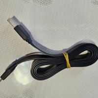 кабел micro USB плосък, снимка 1 - USB кабели - 44227289