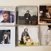 Оригинални дискове с френска музика, албуми на Joe Dassin, Johnny Halliday , снимка 1 - CD дискове - 40591952
