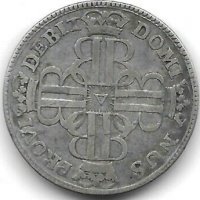 Монета Швейцария 20 Кройцера 1758 г. Кантон Берн, снимка 2 - Нумизматика и бонистика - 40146424