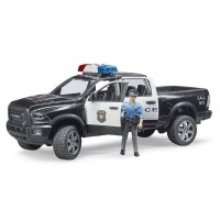 BRUDER Полицейски джип RAM 2500 с полицай 02505, снимка 3 - Коли, камиони, мотори, писти - 40678725