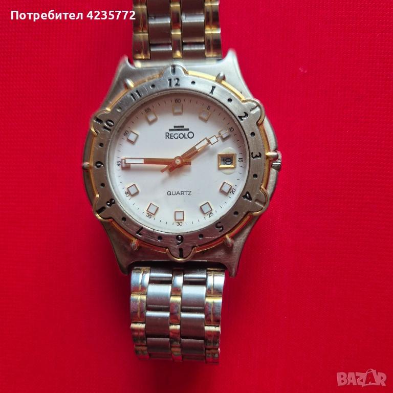 Италиански кварцов мъжки часовник , снимка 1