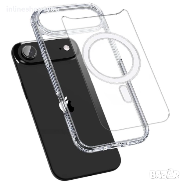 Прозрачен MagSafe Кейс за Apple iPhone 17 Air, снимка 1