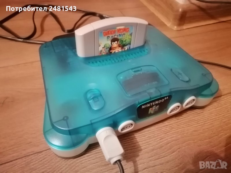 Nintendo 64 ice blue замяна/бартер, снимка 1