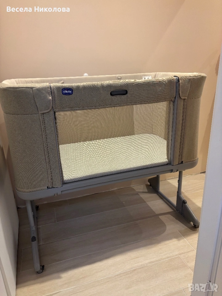 Бебешка кошара - легло Chicoo next 2 me, снимка 1