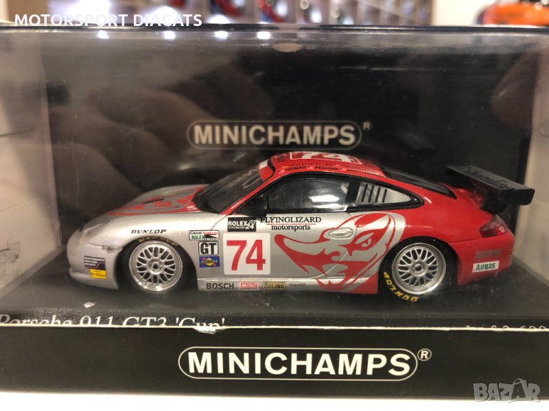 Колекционерски модел метална количка MINICHAMPS PORSCHE 911 997 SEBASTIEN LOEB НОВ 1:43  Разполагаме, снимка 1