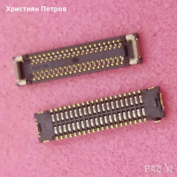 Конектор / Букса 40 pin женски на платката за Xiaomi Redmi Note 10, снимка 1
