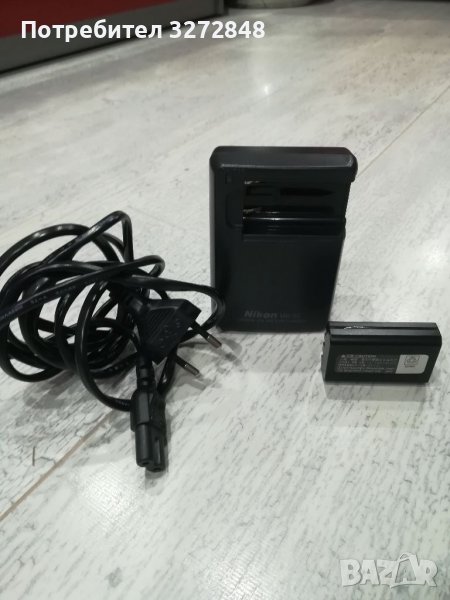 Зарядно и батерия Nikon MH-52, снимка 1