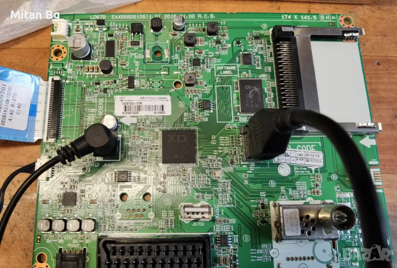 MAIN BOARD LG 32LH510B EAX66826106, снимка 1