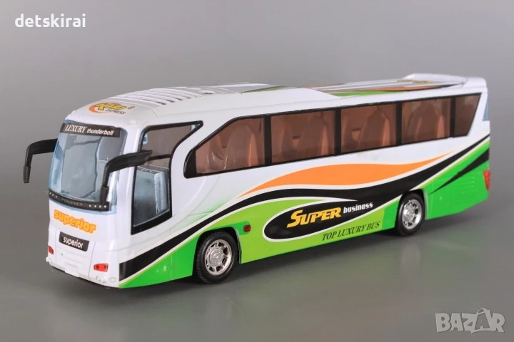 Фрикционен автобус със звук и светлина, снимка 1