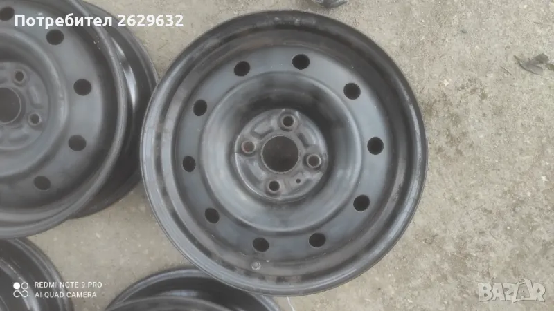 Джанти 15 цола 4x100 с датчици за налягане, снимка 1