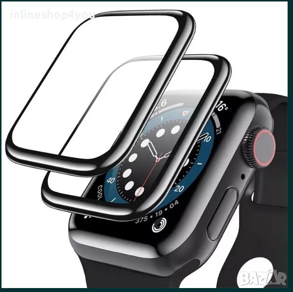 5D Протектор за Apple Watch Ultra 49mm / Watch 8 45 / 41 7 6 5 4 SE, снимка 1