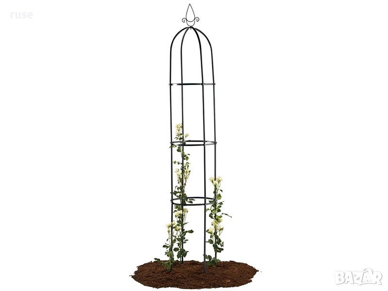 НОВИ! Обелиск стойка за пълзящи растения 200x40х40см, снимка 1