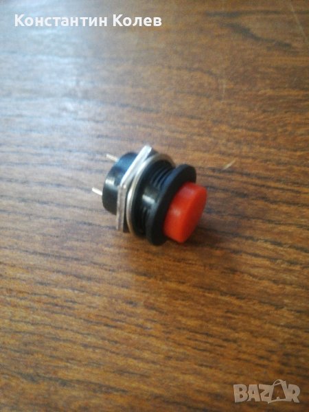 Бутон без задържане, Ф16мм, 250V, 3A, снимка 1