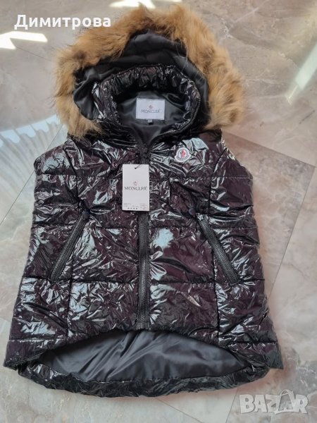 НОВ Елек Moncler с лисица, снимка 1