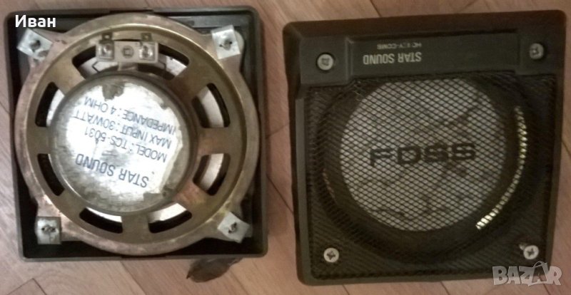 японски тонколони за авто-радио касетофон, снимка 1