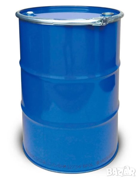 Метален Варел с капак и обръч 215л, снимка 1