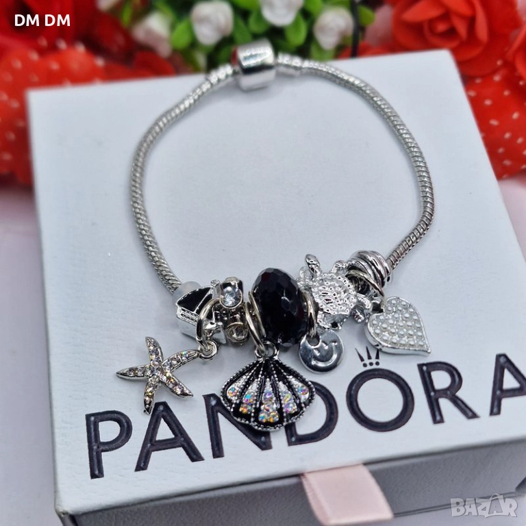 Гривна “Black Sea Queen” Pandora стил, снимка 1